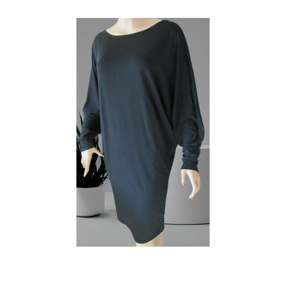 YOINS Black Batwing Style Dress Women's Medium New with Tags - Picture 1 of 2